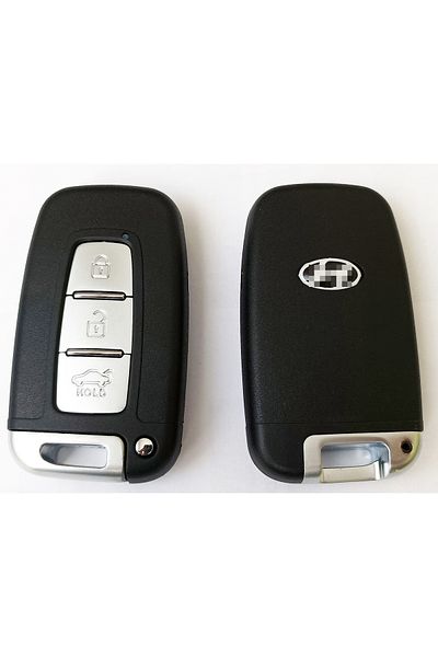 skilit samsun oto kilit Hyundai Ix35 Santa Fe Sonata Elantra 3 Keys With Logo Smart Key Control Container Auto Keychain
