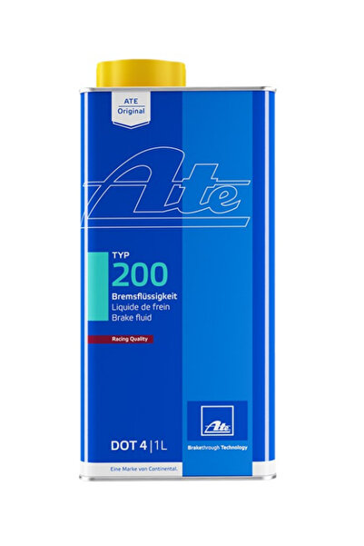 Ate Typ 200 Dot 4+ Yüksek Performanslı Fren Hidrolik Yağı 1 Litre