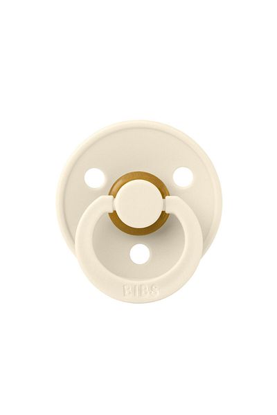 Bibs Color Rubber Pacifier-Ivory 18+ Months