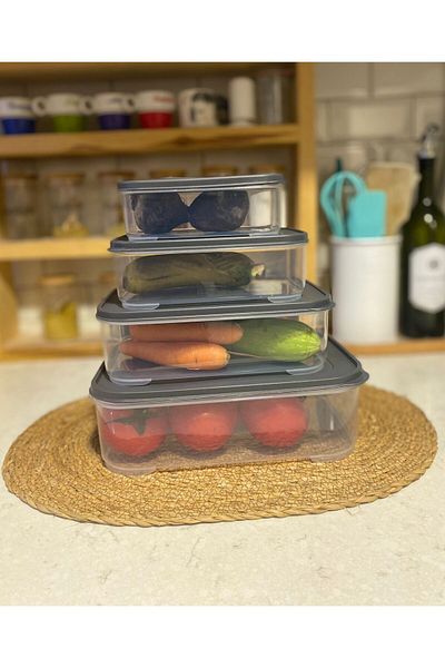 homehayat Mono Storage Container Set Set of 4