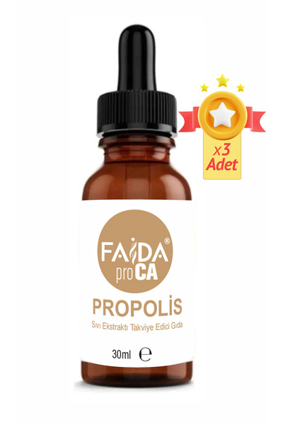 Faida Proca Propolis Ekstraktı Suda Çözünür Damla 30ml 3'lü Paket