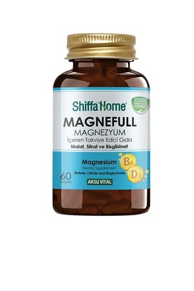 Shiffa Home Magnefull magnesium Malt citrate Bisglycinate 60 tablets
