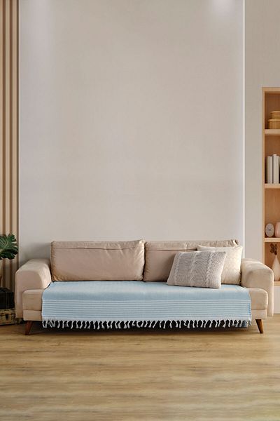 Vagonik Husa Canapea Sofia 115x200 Cm Albastru