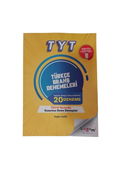 Tammat Yayıncılık Origami TYT Türkçe 20'li Branş Deneme