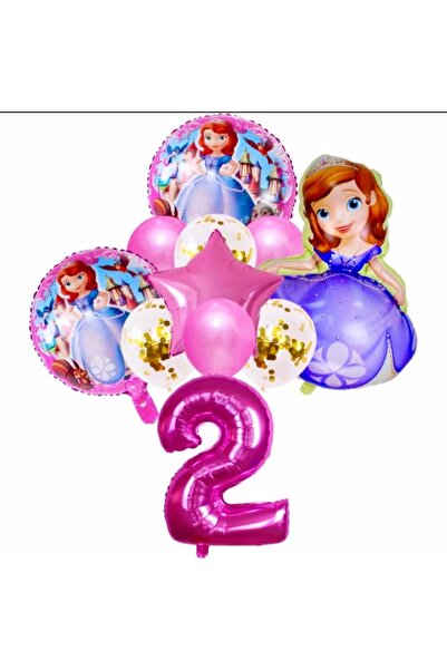 MFM Set baloane folie cu tema Sofia 2 ani 100 cm