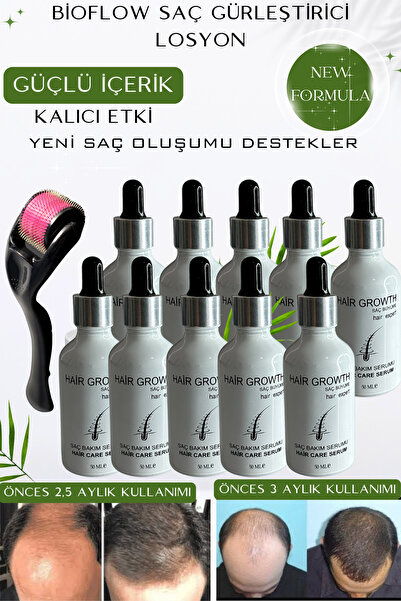 BioFlow 10 قطع من مزيل الشعر ومكثف الشعر - لوشن للعناية بالشعر