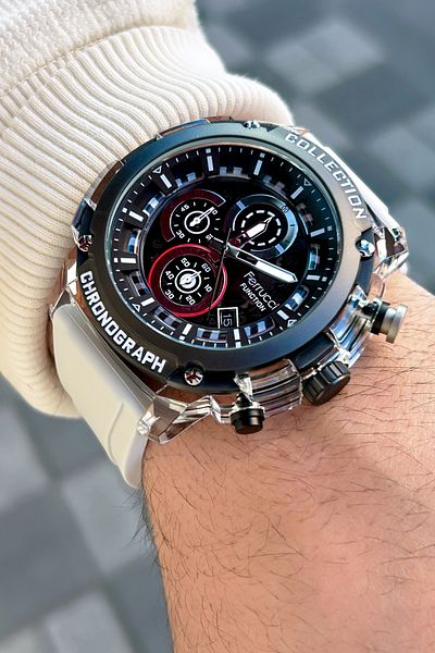 Ferrucci Function 3 Atm Waterproof Silicone Cord Men's Wristwatch