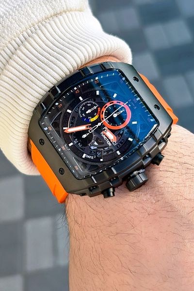 Ferrucci Function 3 Atm Waterproof Silicone Cord Men's Wristwatch