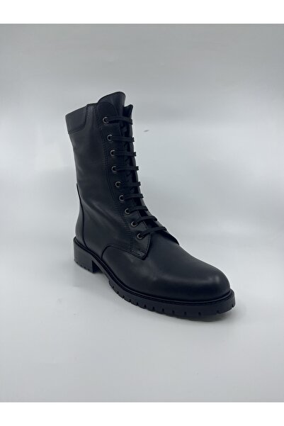 She 23k101 Hakiki Deri Klasik Kadın Bot