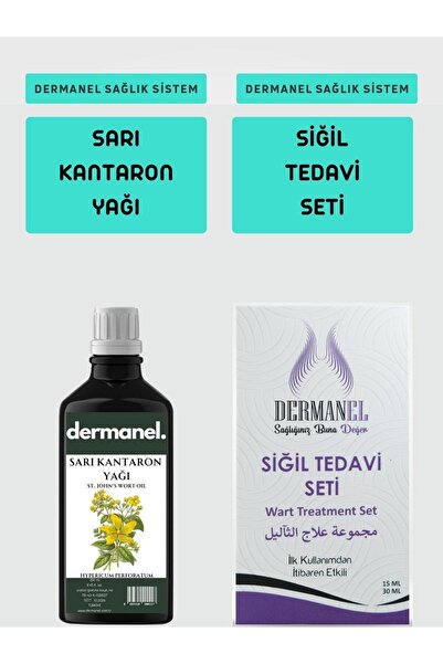 Dermanel Sarı Kantaron Yağı Siğil Solüsyon Seti