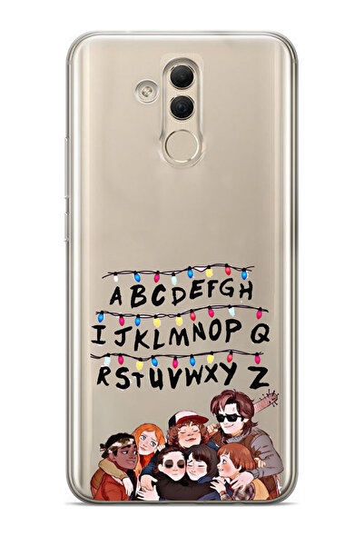 Magic Ring Huawei Mate 20 Lite Uyumlu Stranger Things Desenli Şeffaf Telefon ...