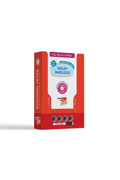 dikkat atölyesi Kolay Öğrenme Yöntemiyle - Kolay İngilizce Konuşturan Resimli...