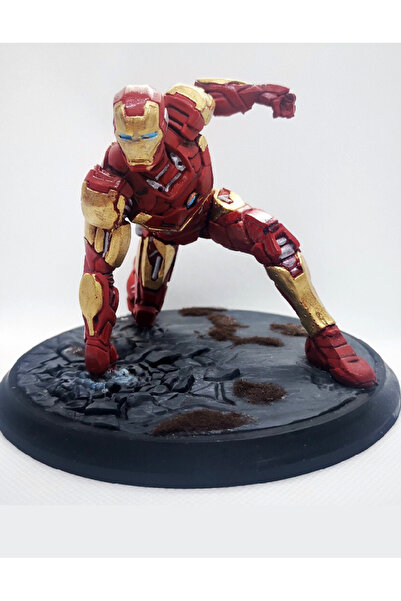 TuransoyCraft Demir Adam Figür Marvel Iron Man Obje Büyük Boy 25CM