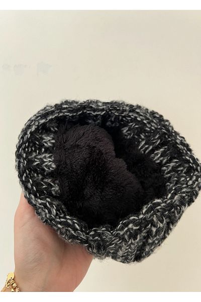 KİLİGİSTANBUL Beretă unisex cu blană în interior