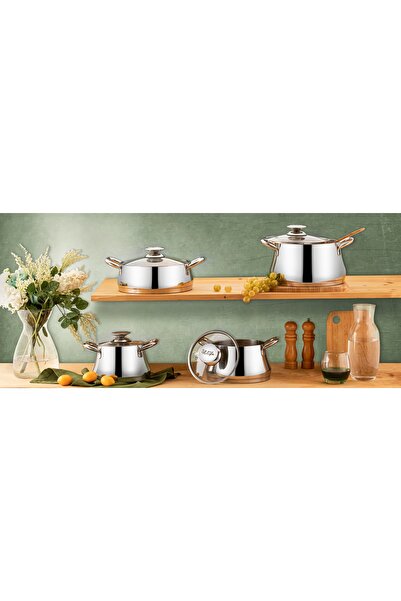 ÖZLİFE IRMAK 8 Parça Tencere Seti