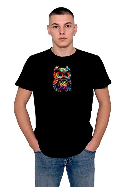 BIGROON Unisex majica sa logotipom Owl Drake