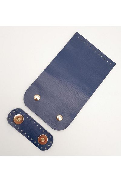angel çanta aksesuar Αξεσουάρ Angel Bag 11x19 cm Πραγματικό δέρμα Διπλός Μαγνήτης Ναυτικό Μπλε Χρώμα Κάλυμμα Τσάντας Ανοιχτόχρωμο Μετα
