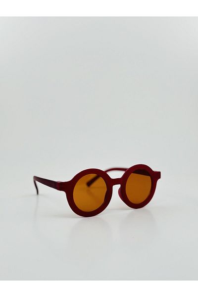 GlimmerGroove 1-9 Years Children's Sunglasses Claret Red Glasses