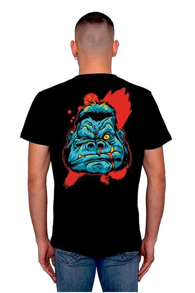 BIGROON Unisex majica King Kong Gorilla Monkey Retro Chimp