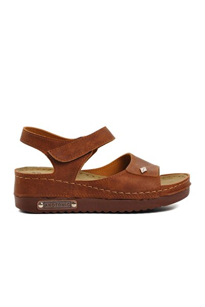 AYAKMOD 07-109 Rr Tan Žene Puna peta Sandale