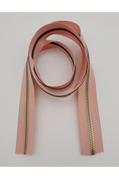 angel çanta aksesuar إكسسوار حقيبة Angel بسحاب ذهبي في المنتصف 100 سم لون بودرة