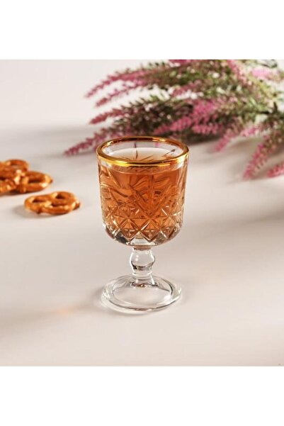 Paşabahçe 51718 6Lı Golden Touch Timeless 60cc/2oz Kahve Yanı Su Bardağı