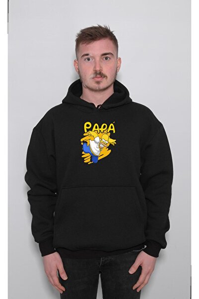 BIGROON Simpsons unisex Sa kapuljačom dukserica - Homer Tata Dizajn