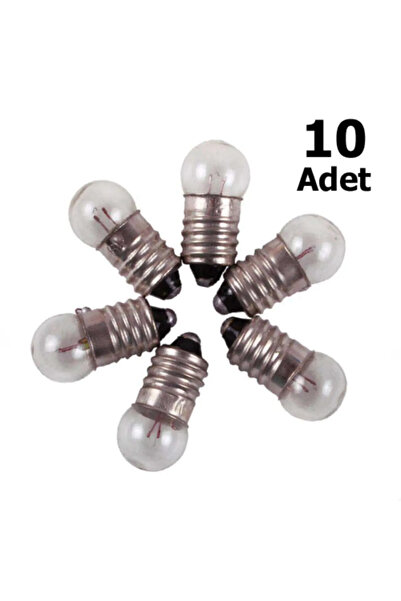AYM HOBBY 10 Adet, Mini Ampül, Deney Setleri Için, 2,5 V, Sarı Ampul, Lamba, ...