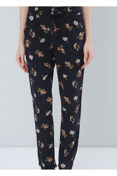 AVORWE Floral Patterned Skinny Leg Trousers
