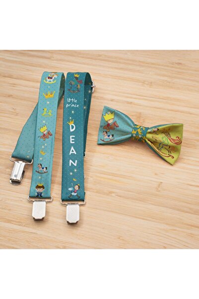 BAND Küçük Prens Temalı Çocuk Papyon ve Pantolon Askısı