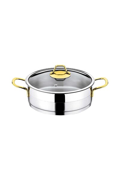 Evimsaray Luna 6 Parça Omlet Set Gold