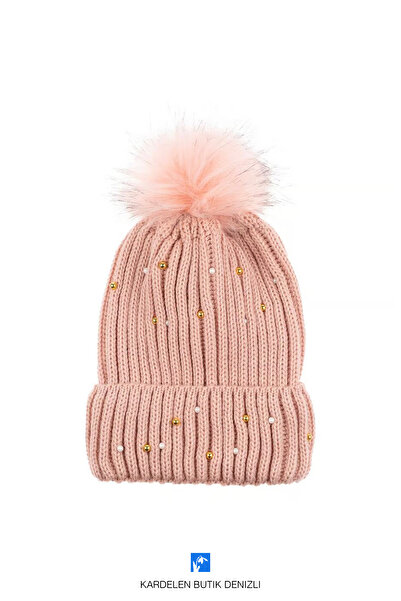 Kardelen Butik Denizli Beretă cu pompon tricotată, de înaltă calitate, pentru...