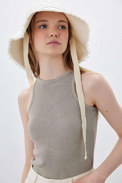 Manuka Faded Effect Sleeveless Body Mink