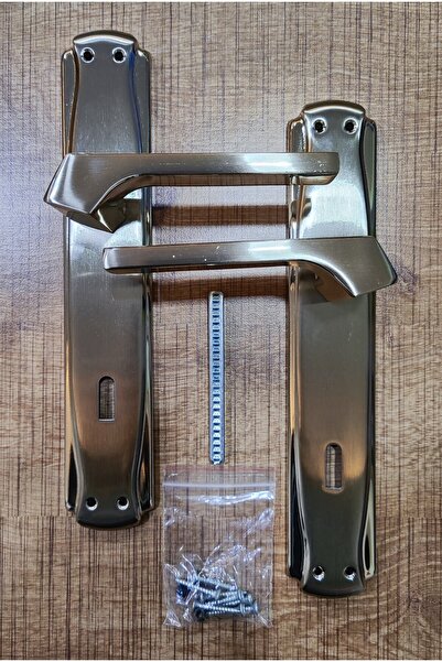 ASPAR AYNALI TİRE ODA KAPI KOLU GRİ RENK (1 TAKIM)