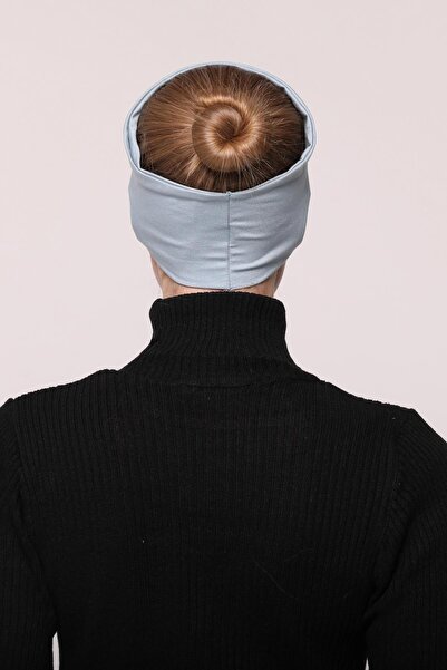 Altobeh Women's Combed Cotton Seamless Hijab Bandana Bonnet Sports Hair Band - Dark Turquoise