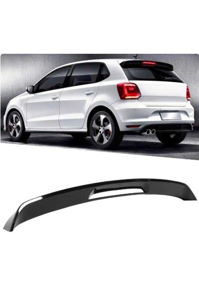 HYM TUNİNG VW POLO MK5 GTI STİL SPOYLER 2011 2018 PARLAK SİYAH