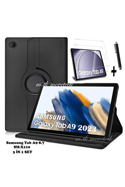 m.tk moveteck حافظة متوافقة مع جهاز Galaxy Tab A9 مقاس 8.7 بوصة/A11 مزودة بتق...