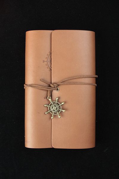 moryconcept Nostalgic Lined Notebook with Leather Cover