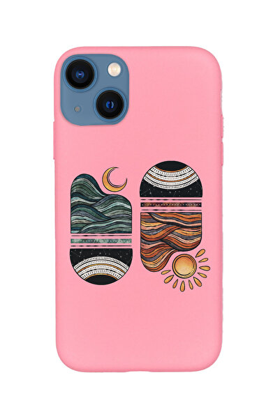 KaffCase حافظة هاتف آيفون 15 سانسيت ويف من السيليكون الفاخر