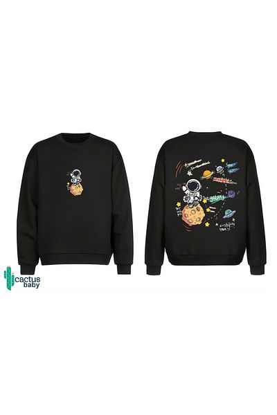 CACTUS COLLECTION ДЕТСКИ СУИТШЪРТ С ДИЗАЙН НА АСТРОНАВТ CACTUS 1