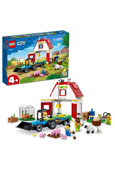 LEGO ® City Barn and Farm Animals 60346 - Construction Set for Children Ages 4 and Up (230 Pieces)
