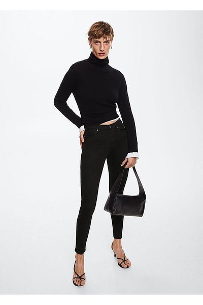 MANGO Woman Elsa Mid Waist Skinny Jeans