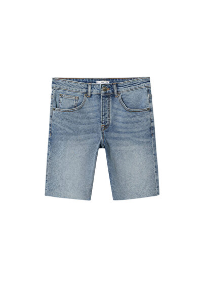 Mango Teen Τζιν σορτς χωρίς ραφή