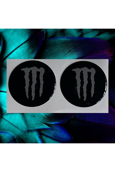 Fatih Monster Drop Sticker 3d 5x5 Cm 2 Pieces