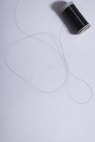 Eskişehir hobi sanat 12 Pieces 200 Meters Black Ghost Rope 0.10 mm Fish Tape (Total 2400 Meters)