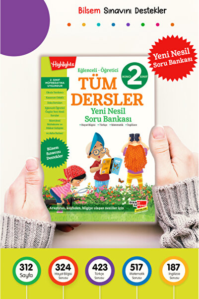 Dikkat Atölyesi Yayınları 2. Sınıf Tüm Dersler Yeni Nesil Soru Bankası - Kole...