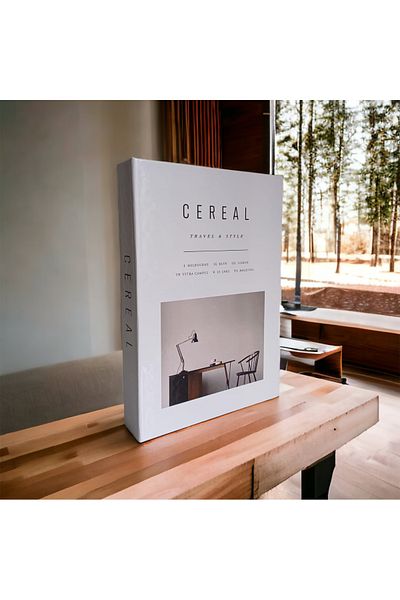 NARİBA Cereal Decorative Book Box