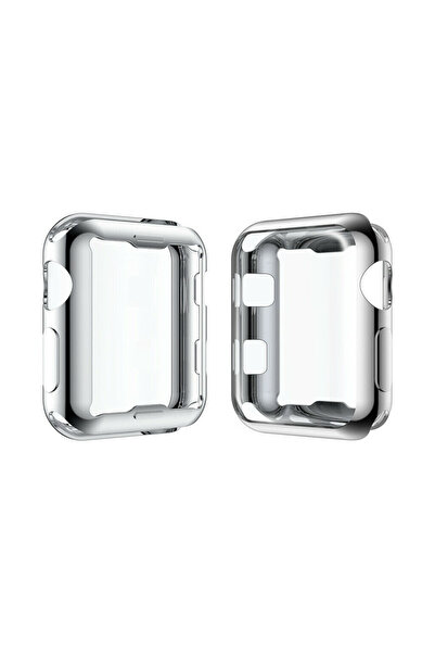 Techmaster Apple Watch 2 3 4 38 Mm Silikon Kapak Kılıf Ekran Koruyucu