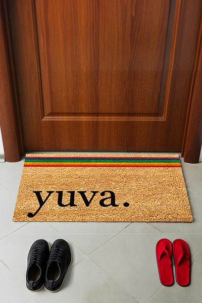 Mega Reyon Digital Printed Modern Decorative Jute Door Mat