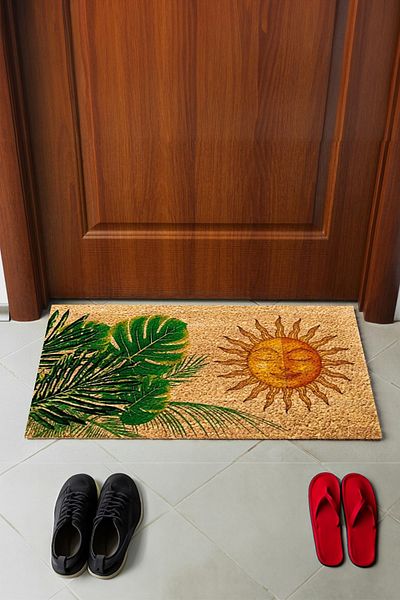 Mega Reyon Digital Printed Modern Decorative Jute Door Mat